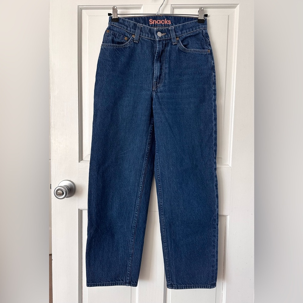 Snacks MOTHER Jeans Double Stack Ankle Cold Brew Tapered High Rise Size 25 - Picture 2 of 16